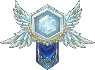Radiant rank badge