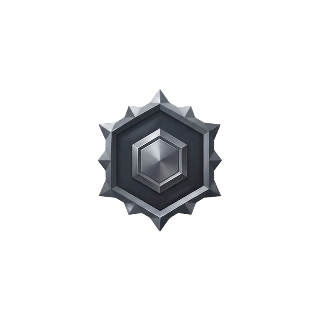 Iron rank badge